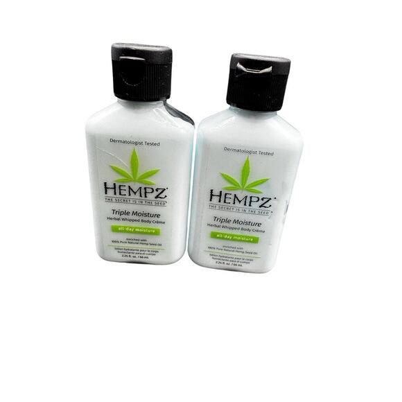 Hempz Other - NWT Set of 2 Hempz Triple Moisture Whipped Body Crème 2.25oz EACH